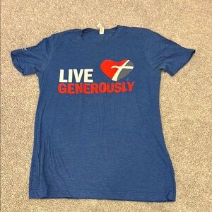 Bella Canvas Heather Blue Tee